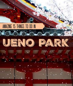 Planning in enjoying a cultural and relaxing day in Tokyo? Here are the top 15 amazing things to do in Ueno Park Ueno Park Tokyo, Japan October, Japan Honeymoon, Ueno Zoo, Asian Things, Ueno Park, Japan Holidays, Tokyo Japan Travel, Japan Travel Tips