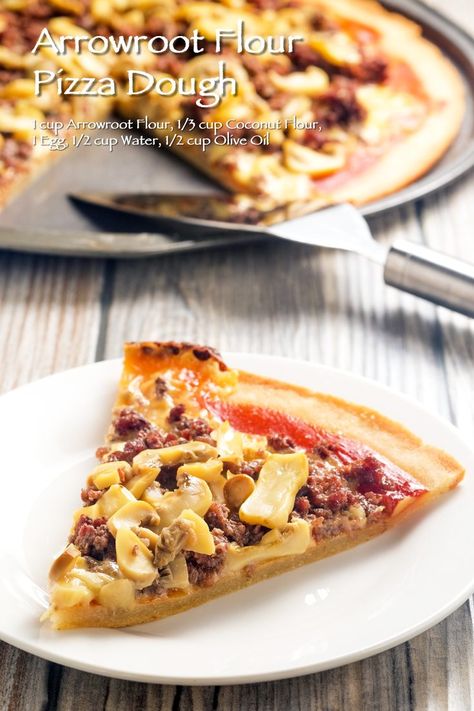 Arrowroot Recipes, Weight Watcher Pizza Recipe, Pesto Pizza Recipe, Gluten Free Pizza Dough, Cauliflower Pizza Crust Recipe, Pizza Crusts, Arrowroot Flour, Italian Pizza Recipe, Delicious Clean Eating