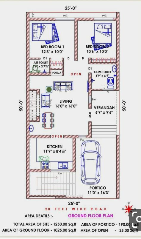 25x30 House Plans, 20x50 House Plans, 25x50 House Plans, House Map Design, Town House Plans, 30x50 House Plans, 20x30 House Plans, 20x40 House Plans, Open Floor House Plans