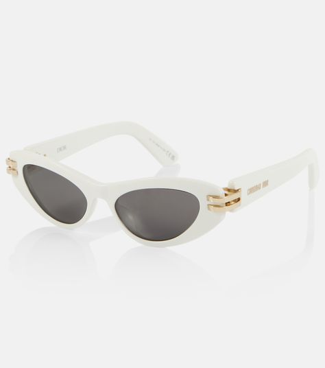 White Dior Sunglasses, White Sunglasses Aesthetic, Dior Glasses, Dior Eyewear, Sunglasses Dior, Acne Studio, White Lenses, Sunglasses White, Eyewear Shop