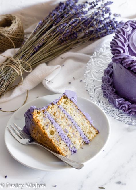 Earl Grey Lavender, Lavender Cake, Lavender Recipes, Cooking Mama, Pan Sin Gluten, The Great British Bake Off, Grey Lavender, Crepe Cake, Layered Cake