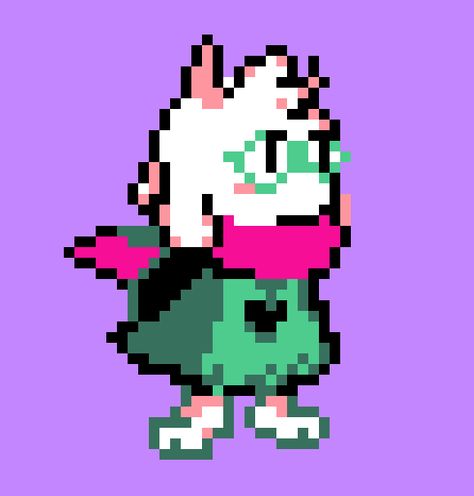 Ralsei Sprite, Undertale Pixel Art, Deltarune Chapter 2, Pixel Art Characters, Toby Fox, Perler Bead Art, Star Style, Reference Images, Undertale Au