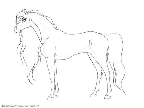 Horse Art Ideas, Horse Template, Horse Outline, Realistic Animal Drawings, Spirit The Horse, Horse Sketch, Animal Drawings Sketches, Horse Coloring Pages, Horse Drawing