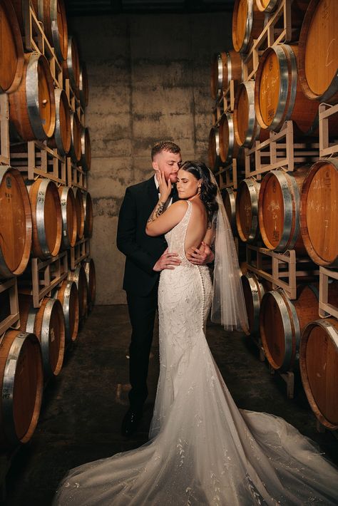 Intimate Vineyard Wedding, Winery Wedding Photo Ideas, Wedding At Vineyard, Winery Wedding Pictures, Vineyard Wedding Photo Ideas, Wine Cellar Photoshoot, Wedding Photos Vineyard, Vineyard Wedding Photography, Vineyard Wedding Photos