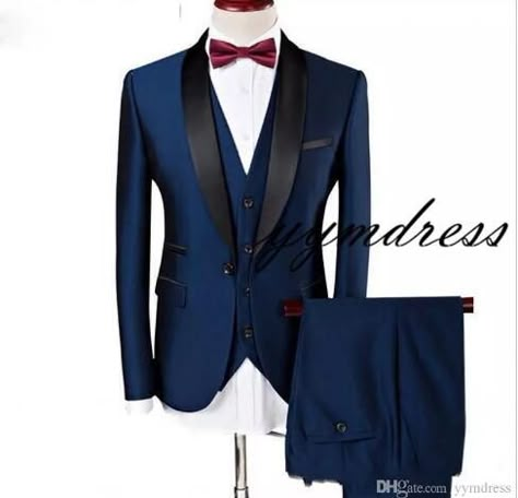 Burgundy Suit Men, Blue Tuxedo Jacket, Men Suit Wedding, Shawl Collar Tuxedo, Suits Outfits, Suits Prom, Blue Tuxedos, Slim Fit Tuxedo, Burgundy Suit