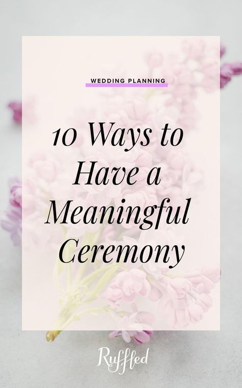 You don't want it to feel like a carbon copy of someone else's wedding day so take note of these ten things that will ensure your wedding ceremony feels like you! Wedding Registry Essentials, Vintage Wedding Ceremony, Wedding Ceremony Readings, Modern Wedding Ceremony, Wedding Tools, Rustic Wedding Ceremony, Carbon Copy, Bridal Tips, Garden Weddings Ceremony