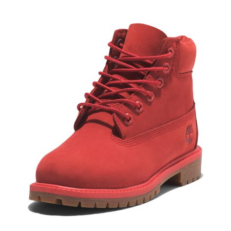 PRICES MAY VARY. Premium Timberland leather upper We are a member of the Leather Working Group Lace-up style 200 grams of PrimaLoft insulation Padded collar Timberland Premium, Timberland Kids, Fashion Media, Kids Luggage, Nubuck Leather, Waterproof Boots, Timberland Boots, Boys Shoes, Up Styles