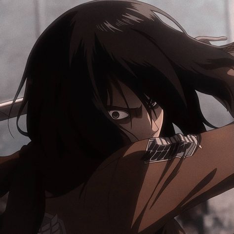 Mikasa Ackerman Pfp, Mikasa Pfp, Aot Mikasa, Anime Kitten, Fire Icons, Anime Toon, Cute Couple Dp, Eren And Mikasa, Anime Soul