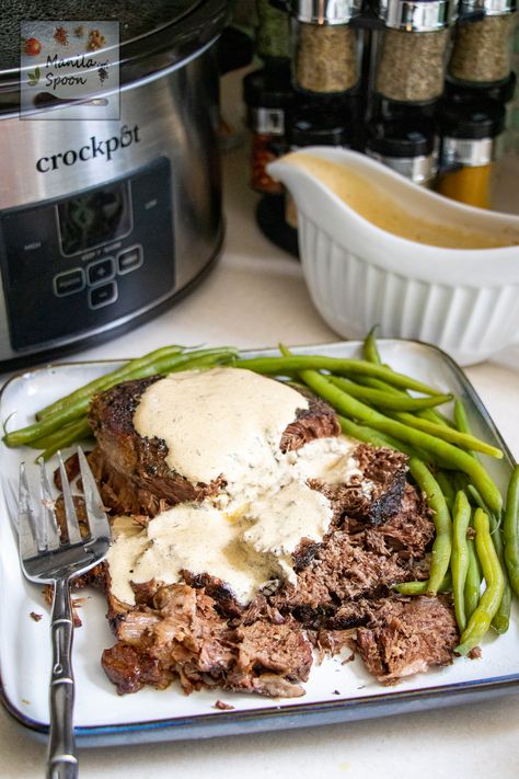 Moist Pot Roast Slow Cooker, Texas Roadhouse Pot Roast Slow Cooker, Lipton Pot Roast Crock Pot Recipes, Ultimate Slow Cooker Pot Roast, Dilled Pot Roast, Crockpot Roast Recipes, Creamed Beef, Pot Roast Slow Cooker, Beef Chuck Roast