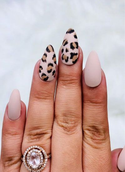 Leopard Print Nail Art, Nude Press On Nails, Leopard Print Nail, Leopard Nail Designs, Print Nail Art, Cheetah Print Nails, Cheetah Nails, Leopard Print Nails, Sweater Nails