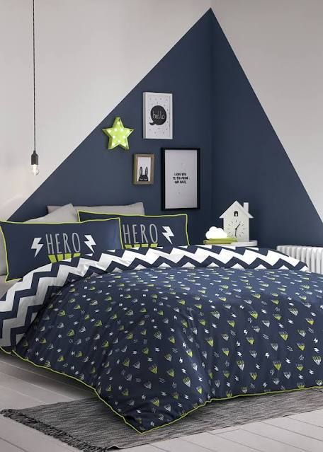 Playroom Renovation, Older Boys Bedrooms, Navy Duvet Cover, Blue Boys Bedroom, Navy Duvet, Boys Bedroom Paint, Boys Bedroom Makeover, Big Boy Bedrooms, Kids Hero