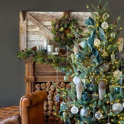 HOLY NIGHT DIVINE | Shop Sales Events Antique Farmhouse Blue Spruce Christmas Tree, Holly House, Spruce Christmas Tree, Rustic Chalkboard, Prelit Tree, Blue Spruce, Woodland Christmas, Tree Shop, Artificial Tree