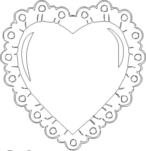 Heart Shape Template, Free Stencils Printables Templates, Heart Shapes Template, Printable Heart Template, Stencils Printables Templates, Free Stencils Printables, Crown Template, Printable Shapes, Butterfly Mobile