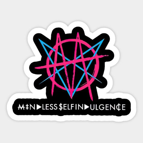 Mindless Self Indulgence -- Choose from our vast selection of stickers to match with your favorite design to make the perfect customized sticker/decal. Perfect to put on water bottles, laptops, hard hats, and car windows. Everything from favorite TV show stickers to funny stickers. For men, women, boys, and girls. Self Indulgence, Mindless Self Indulgence, Art Drawings Sketches, Hard Hats, Car Windows, Funny Stickers, Drawing Sketches, Custom Stickers, Favorite Tv Shows