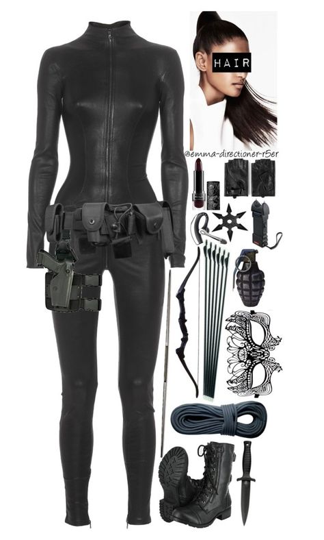 S.H.I.E.L.D. agent #10 by emma-directioner-r5er on Polyvore featuring Masquerade, Karl Lagerfeld, Kat Von D, H.R., Holster, POLICE, women's clothing, women's fashion, women and female Kostum Peri, Zombie Apocalypse Outfit, Spy Outfit, Avengers Outfits, Badass Outfit, Warrior Outfit, Diy Kostüm, Super Hero Outfits, Fandom Outfits