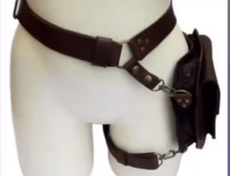 Thigh Knife Holster, Harness Aesthetic, Thigh Holster Bag, Waist Bag Outfit, Belt Pouch Bag, Hip Holster, Knife Holster, Thigh Bag, Thigh Holster