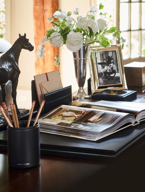 Shop Ralph Lauren's designer clothing for men, women, kids & babies, plus accessories and home furnishings. Ralph Lauren Office, Ralph Lauren Interiors, Office View, Carved Chairs, Office Decor Professional, Chess Gifts, Ralph Lauren Style, Office Inspiration, Ralph Lauren Home