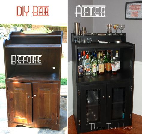 This is what we need for our Dinning room is a wine rack under neath a "bar".... This would be perfect! Diy Wine Bar, Diy Bar Cart, Bar Diy, Diy Home Bar, Apt Ideas, Decor Ikea, Dekor Diy, Diy Bar, Diy Wine