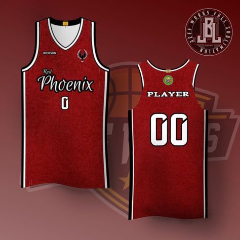 Red phoenix jersey Jersey Layout Design Basketball, Jersey Layout Design, Jersey Layout, Jersey Basketball, Sports Jersey Design, Red Jersey, Basketball Jerseys, Jersey Design, Basketball Jersey