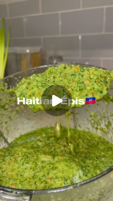 STEPHANIE on Instagram: "Let’s make épis!!🇭🇹 How do you make yours?  #haitianepis #epis #haitianseasoning #haitianfood" Haitian Epis Recipe, Epis Recipe, Haitian Epis, Haitian Food, Afro Caribbean, Haitian Food Recipes, Caribbean Food, Caribbean Recipes, Do You