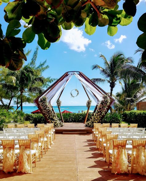 Beach gazebo, modern gazebo,ombre flowers, wedding decor, Playa del Carmen weddings, #AzulFivesPlayaDelCarmen destination wedding florist Riviera Maya Beach Gazebo Wedding, Beach Wedding Gazebo, Beach Gazebo, Playa Del Carmen Wedding, Ombre Flowers, Mexico Weddings, Modern Gazebo, Events Place, Gazebo Wedding