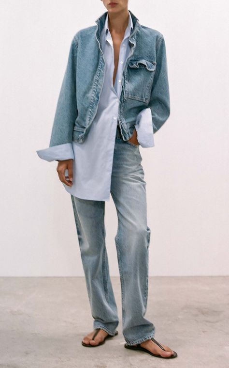 Ootd Spring, All Jeans, Nili Lotan, Denim Trends, Spring 2023, 가을 패션, New Yorker, In Summer, Moda Operandi