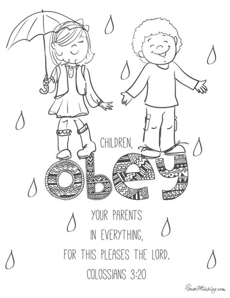 One of our summer activities is going to be memorizing scripture as a family. I designed 11 free printables to color and help teach kids Bible verses. Each week, after they color them, they can hang them in their room and we can recite them together before bed at night. My hope is to give them… <a class="more-link" href="http://www.housemixblog.com/2017/05/22/11-bible-verses-to-teach-kids-with-printables/">Read More <sp... Free Bible Coloring Pages, Bible Coloring Sheets, Obey God, Verses For Kids, Sunday School Coloring Pages, Bible Worksheets, Bible Verse Coloring Page, Scripture Coloring, Bible Activities For Kids