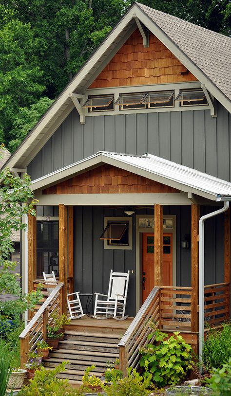 Cabin Exterior Colors, Lake Houses Exterior, Vertical Siding, Exterior House Color, Cabin Exterior, Cedar Homes, Cottage Exterior, Cedar Siding, Exterior Paint Colors For House