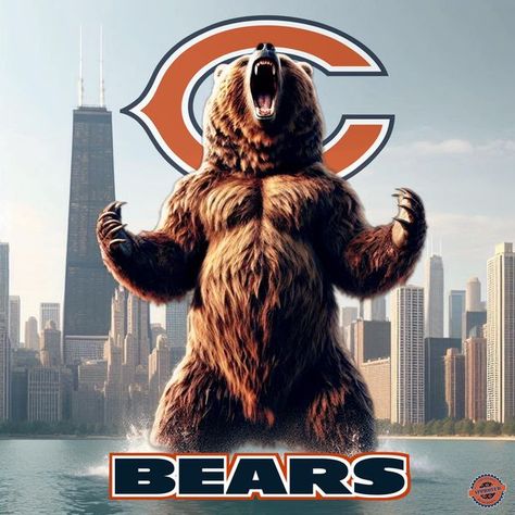 Chicago Bears Aesthetic, Danielle Moinet, Chicago Bears Wallpaper, Chicago Bears Pictures, Bears Pictures, Bears Wallpaper, Summer Rae, Chicago Bears Logo, Bears Logo