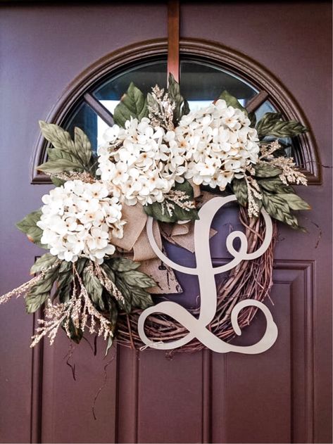 Wreaths for the front door 😻 debating between these and can’t choose love them all! #liketkit @liketoknow.it #LTKfamily #LTKhome #LTKsalealert #LTKstyletip #LTKspring #LTKunder50 home decor - interior design - outside decor Extra Large Grapevine Wreath Ideas, Classy Wreaths For Front Door, Personalized Wreaths For Front Door, Grapevine Wreath With Hydrangeas, All Year Wreath Front Doors, Front Door Wreaths Spring, Elegant Wreaths For Front Door, Year Around Front Door Wreath, Summer Door Wreaths Front Porches