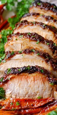 Pork Lion Recipes, Glazed Pork Loin, Pork Loin Roast Recipes, Glazed Pork, Pork Loin Recipes, Pork Glaze, Pork Dinner, Tenderloin Recipes, Pork Loin Roast