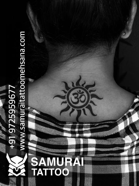 Meaning Full Tattoo, Sun Tattoo Meaning, Tattoo On Back, Full Tattoo, Girls Tattoo, Fancy Letters, Samurai Tattoo, Dark Nature Aesthetic, Sun Tattoo