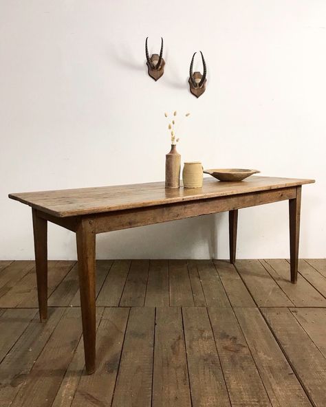 French Farmhouse Kitchen Table, Antique Farmhouse Dining Table, Antique Wood Dining Table, Antique Farmhouse Table, Farm Kitchen Table, Slim Dining Table, Vintage Wooden Table, French Farm Table, Old Table