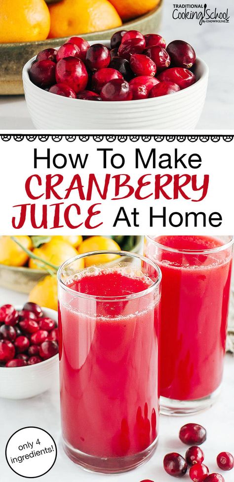 Unsweetened Cranberry Juice Recipes, Winter Juices Recipes, Cranberry Juice Recipes Homemade, How To Juice Cranberries, How To Make Cranberry Juice From Fresh Cranberries, Cold Pressed Cranberry Juice, Cranberry Juice Homemade, Cranberry Concentrate Recipes, Make Cranberry Juice