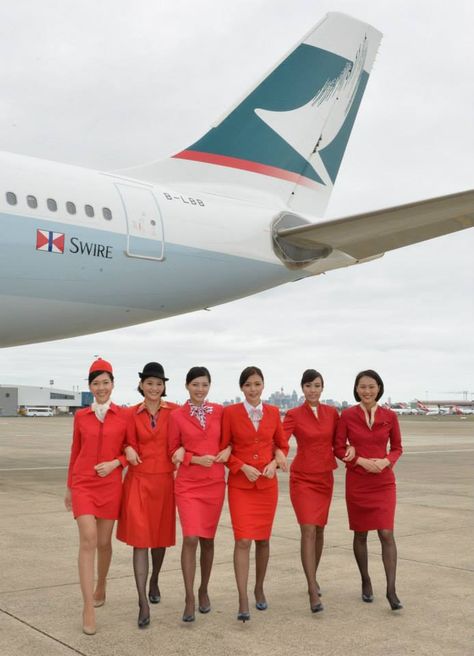 Cathay Pacific Cathay Pacific Flight Attendant, Cathay Pacific, Intelligent Women, Frozen In Time, Cabin Crew, Previous Life, Flight Attendant, Flight, Cabin