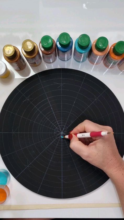 Vibrant Canvas Painting Projects for Fun Creative Canvas Painting Ideas, Dot Painting For Beginners Tutorial, Dot Painting Tools, Canvas Painting Projects, Embroidered Canvas Art, Easy Mandala Drawing, Mandala Painted Rocks, Color Drawing Art, Mandala Canvas