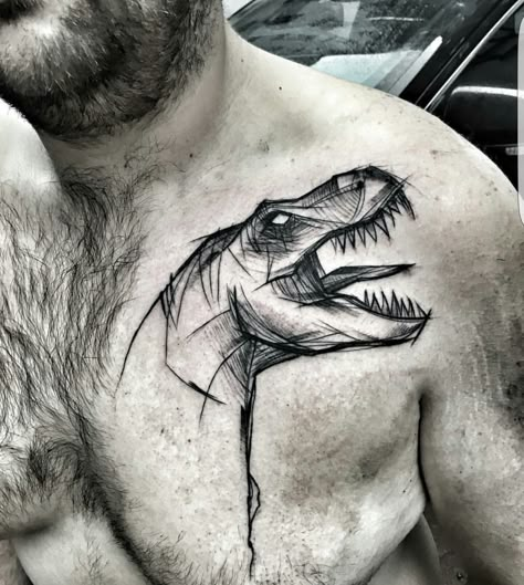 Games Tattoo, Tattoos Masculinas, Dinosaur Tattoo, Sketch Style Tattoos, Dinosaur Tattoos, Tattoo Zeichnungen, Fire Tattoo, Sketch Tattoo Design, Sketch Tattoo