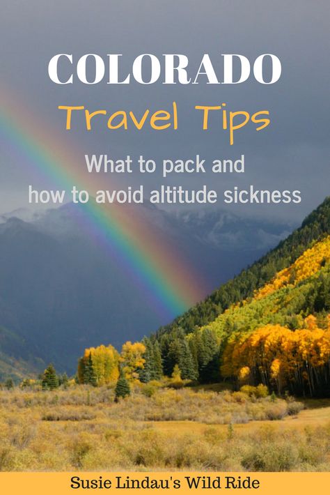 Colorado Travel Tips - What to pack and how to avoid altitude sickness Travel North America, Vacation In Colorado, Denver Trip, Travel Colorado, Denver Travel, Packing Travel, Colorado Trip, Colorado Summer, Altitude Sickness