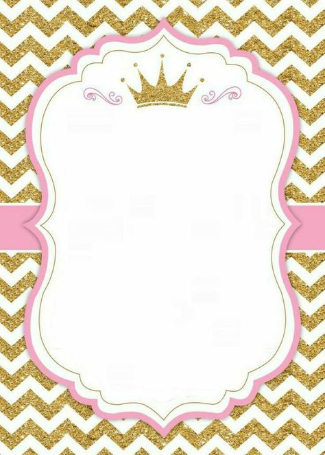 Disney Princess Invitations, Barbie Birthday Invitations, 1st Birthday Princess, Princess Birthday Party Invitations, Free Wedding Invitation Templates, 1st Birthday Party For Girls, Bride And Groom Glasses, Princess Birthday Invitations, Baby Art Projects