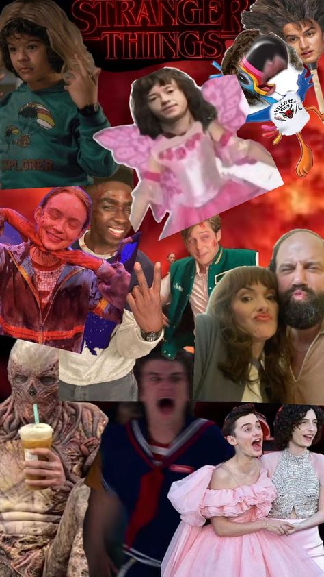 ❤️🖤 Stranger Things But Goofy🖤❤️ All Stranger Things Characters, Stranger Things Christmas Wallpaper, Stranger Things Profile Pic, Stranger Things Photos, Stranger Things Pictures, Stranger Things Bloopers, Stranger Things Hellfire, Stranger Things Christmas, Goofy Things