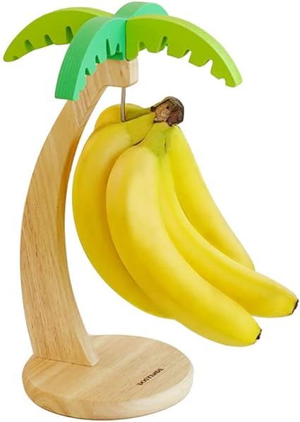 Amazon.com: Dostende Banana Holder - Banana Hanger Tree with Stainless Steel Hook for Kitchen Countertop : Home & Kitchen Banana Storage, Keep Bananas Fresh, Banana Hanger, Banana Holder, Banana Stand, Hanger Stand, Fruit Storage, Banana Tree, Display Storage