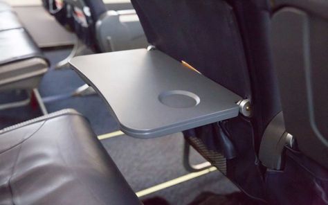 The Real Reason You Have to Stow Your Tray Table Before Takeoff and Landing | We've always wondered. Airplane Food, Airplane Seats, On An Airplane, Over The Door Hooks, Night Train, Tray Design, Door Hooks, Food Trays, Form Design