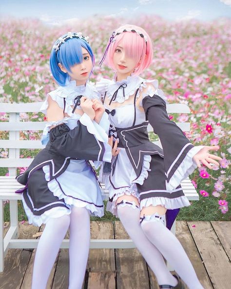 Rem Cosplay, Ram And Rem, Cosplay Boy, Kawaii Cosplay, Cosplay Characters, Re Zero, Pretty Art, Cosplay Anime, Ram