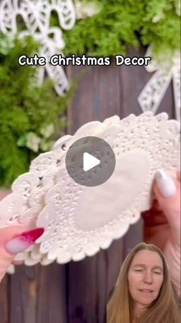 Grandkid Crafts, Paper Doily Crafts, Winter Begins, Doilies Crafts, Paper Lovers, Paper Doilies, Make Paper, Christmas And Winter, How To Make Paper