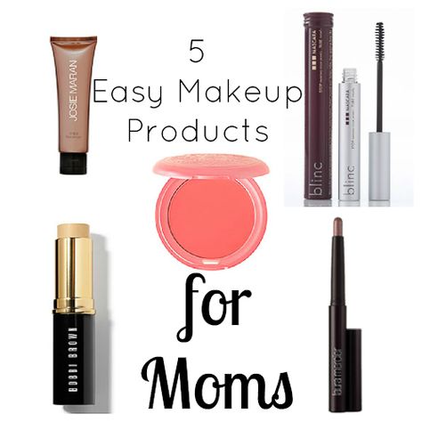 Daily Mom » 5 Easy Makeup Products for Moms Simple Makeup Products, Homemade Blush, Mom Makeup, Makeup Ideas Natural, Natural Mom, 5 Minute Makeup, Makeup For Moms, Easy Makeup, Beauty Face Women