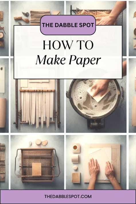 Dive into the art of paper-making with The Dabble Spot's latest blog! Discover step-by-step guides, expert tips, and creative ideas on how to make paper from scratch. Unleash your creativity and explore the world of handmade paper crafts. #HandmadePaper #PaperMaking #DIYCrafts #CreativeProjects Paper Making Ideas, Paper Making Diy, Ecoprint Paper, Diy Papermaking, Paper Making Process, Handmade Sheet, Homemade Paper, Bookmaking, Handmade Paper Crafts