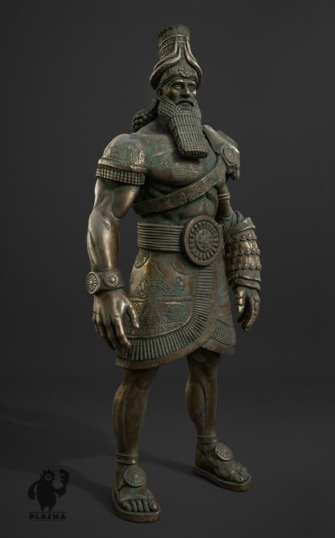 ArtStation - Marduk , Viktor Grytsenko Persian Tattoo, Persian Warrior, Ancient Babylon, Ancient Sumerian, Ancient Astronaut, Ancient Near East, Ancient Persia, Ancient Mesopotamia, Ancient Persian