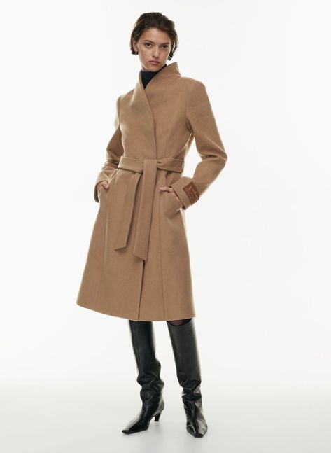 HEIRLOOM COAT | Aritzia Wool Coats For Women, Aritzia Coat, Sweatpants Fit, Coat Guide, Wool Wrap Coat, Wind Protection, Wool Coats, Wool Coat Women, Wool Trench Coat