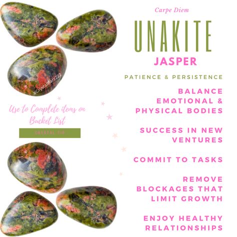 Unakite meaning - healing properties Unikate Stone Meaning, Unakite Stone Meaning, Unakite Meaning Crystal Healing, Ukanite Crystal Meaning, Unakite Crystal Meaning, Unakite Properties, Unakite Meaning, Unakite Crystal, Crystal Healing Chart