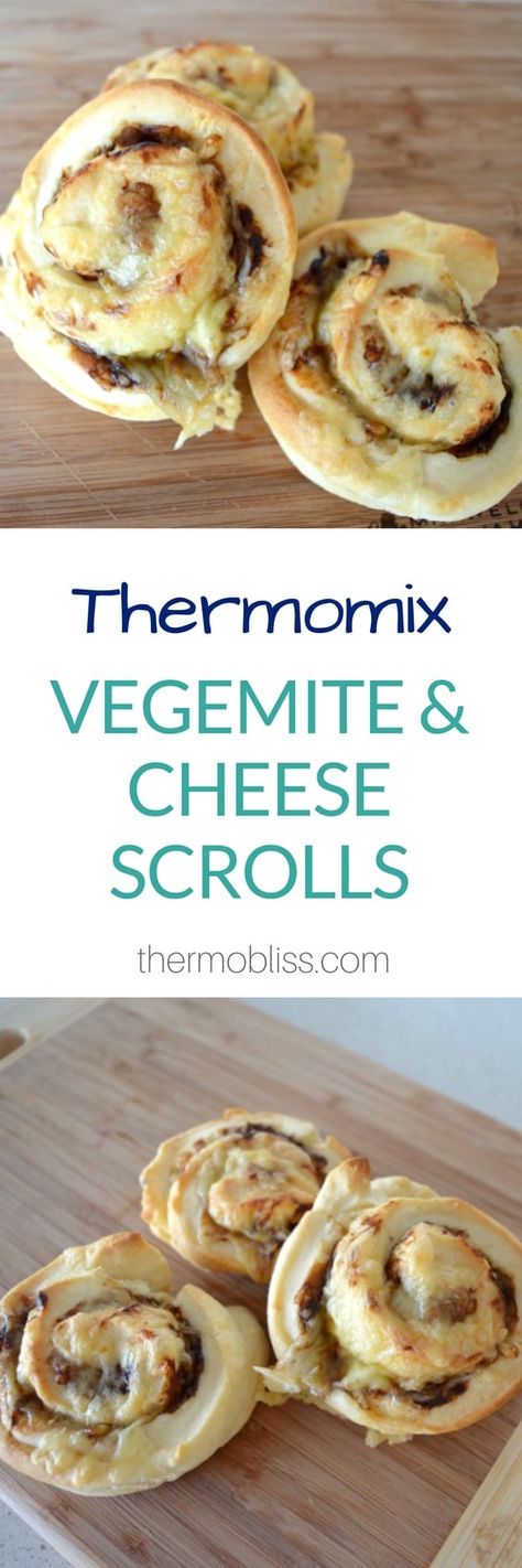 Vegemite and Cheese Scrolls Thermomix - Thermobliss Thermomix Scrolls, Thermos Recipes, Scroll Recipe, Cheese Scrolls, Vegemite Scrolls, Vegemite Recipes, Scrolls Recipe, Australian Recipes, Szechuan Recipes